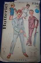 Butterick Boys’ Tailored Pajamas Size 8 #2342  - $5.99