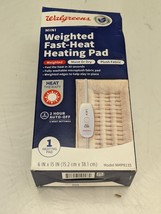 Walgreens Mini Fast-Heat Moist or Dry Weighted Heating Pad 6&quot; X 15&quot; Poly... - $19.21