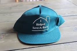 Vintage I Helped Save A Barn Hat Snapback Adjustable - £7.61 GBP