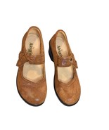 Alegria Ella Shoes EU 37 US 6.5 Brown Desert Essence Leather Shimmer Mar... - $656.79 MXN