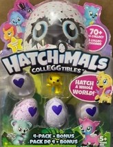 Hatchimals CollEGGtibles Season 1 4-Pack + Bonus (Meadow)- Season 1 - Rare - $718.67 MXN