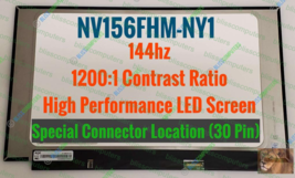 144HZ 1200:1 Contrast Lcd NV156FHM-NY1 B156HAN02.3 N156HCA-EB1 N156HCE-EN1 - $101.26