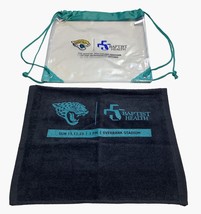 NFL Jacksonville Jaguars Clear Drawstring Bag &amp; Rally Towel  Everbank Stadium - $18.39