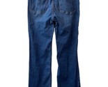 Lands End Womens Size 8 Blue Jeans Mid Rise Boot Cut Medium Wash Denim - $16.60