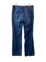 Lands End Womens Size 8 Blue Jeans Mid Rise Boot Cut Medium Wash Denim - £13.06 GBP