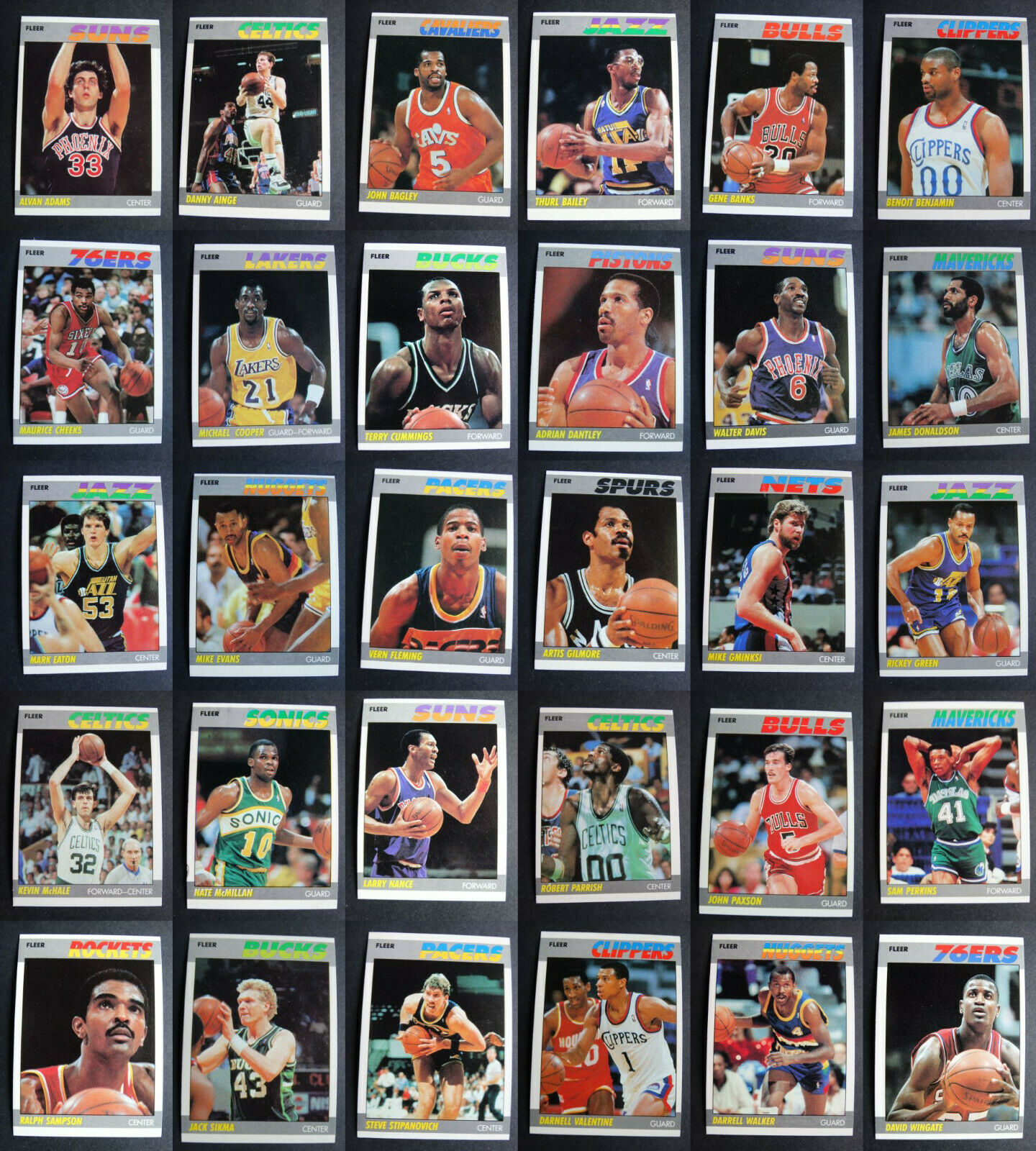 1987-88 Fleer Basketball Cards Complete Your Set You U Pick From List 1-132 - £1.56 GBP - £15.72 GBP