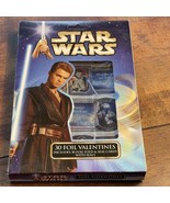 Vintage 2002 Valentines 30 Star Wars Valentines Cards Sealed Foil - £5.66 GBP