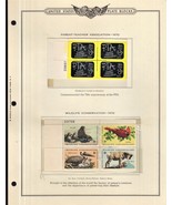 Minkus U S Plate Block Stamp Album PTA  &amp; Wildlife Conservation Plate Bl... - $187.33 MXN