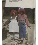 McCall&#39;s Crafts 4097 Costume Pattern Adult Raggedy Ann &amp; Andy Size L 40-... - $7.95