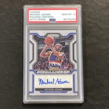 2021-22 Panini Prizm #PM-MAD Michael Adams Signed Card AUTO 10 PSA Slabbed Nugge - £59.79 GBP