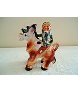 Vintage Old Man Riding A Donkey Toothpick Holder &quot; BEAUTIFUL COLLECTIBLE... - £18.33 GBP