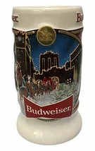 Budweiser 2020 Clydesdale Holiday Stein - Brewery Lights - 41st Edition - Cerami - £31.61 GBP