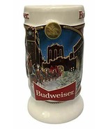 Budweiser 2020 Clydesdale Holiday Stein - Brewery Lights - 41st Edition ... - £31.61 GBP