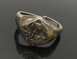 925 Silver - Vintage Antique Boy Scouts America Cubs Band Ring Sz 5.5 - RG18498 - £29.41 GBP