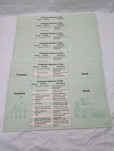 (7) Civilization Avalon Hill Sequence Of Play Player Mats - $282.54 MXN