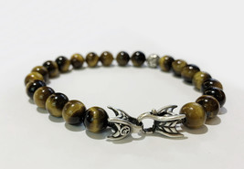 David Yurman Spiritual Beads Bracelet with Tiger&#39;s Eye and Silver Accent  - $205.00