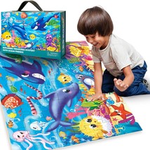 Giant Floor Puzzles For Kids Ages 4-6 - 2X3 Feet 48 Piece Puzzles For To... - £31.44 GBP