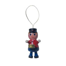 VTG 1970’s Drummer Boy Marching Band Wooden Christmas Tree Ornament Taiwan 3x2 - £12.44 GBP