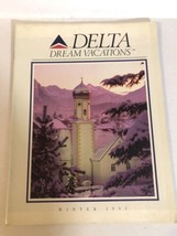 Vintage Delta Dream Vacations Booklet Brochure Winter 1993 - £7.75 GBP