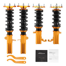 Front + Rear Coilover Kit w/ 24-Way Adj. Damping For Toyota Corolla 88-02 - £223.02 GBP