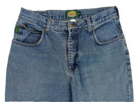 Cabela&#39;s Women&#39;s Size 12-R Distressed Loose Fit Blue Denim Jeans 100% Cotton - £8.21 GBP