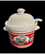 Vintage Campbell Kids Soup Tureen Bowl with Ladle -Collectable Advertising - $14.69