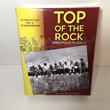 Top Of The Rock Jigsaw Puzzle Lunchtime On A Crossbeam 500 Pieces Black &amp; White - £10.27 GBP