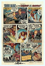 Bill Anderson SIGNED Hostess Twinkie Iron Man Double Sided Ad Art Print / Marvel - £39.46 GBP