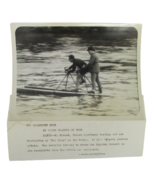 1927 Press Photo Bicycle Pontoon Nautilette Sea Flea Paris Affectionate ... - $19.78