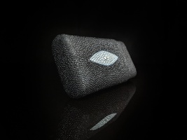 Brizard and Co. - The "Show Band" 3 Cigar Case - Stingray Black image 11