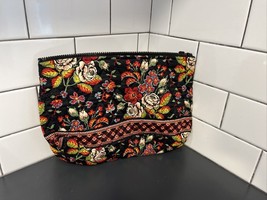 Vera Bradley Anastasia Zip Cosmetic Bag Lined Pouch Medium - £9.38 GBP