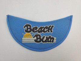 Vintage 1980&#39;s Sunglasses Visor Hat brim Slip-On &quot;Beach Bum&quot;  Blue - £12.38 GBP