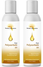 Florida Laboratories 2 Bottles 4 oz Polysorbate 20 Food Grade Kosher - $265.55 MXN