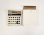 Lifelong Desktop Calculator #8166 Hanig &amp; Co Inc Vintage 1980s w Box NOS - $19.34