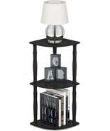 Turn-N-Tube 3-Tier Corner Display Rack Multipurpose Shelving Unit with C... - $490.37 MXN