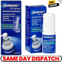 Lamisil AT 1% Spray 15ml | Treatment for Athlete&#39;s Foot Dhobi Itch(PACK OF 3 ) - £48.14 GBP