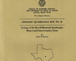 Geologic Map: Howell Mountain Quadrangle, Texas - $12.89