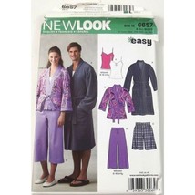Simplicity 6657 Sewing Pattern Mens Robe Ladies Pants Half Robe Size A A... - $9.99
