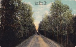 Little Rock Arkansas AR Sweet Home Pike Horse and Buggy 1910 Postcard D49 - £6.38 GBP