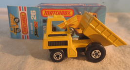 Vtg Matchbox - Site Dumper Truck #26 Construction Vehicle W/Orig. Box Lesney - £17.94 GBP