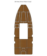 2001 Mako 25 Swim Platform Cockpit Boat EVA Faux Foam Teak Deck Mat Floo... - $1,776.65 CAD