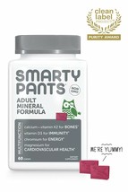 SmartyPants Adult Mineral Daily Gummy Vitamins: Multivitamin, Multiminer... - $31.62