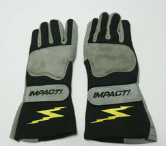 IMPACT RACE GLOVES G2 Evolution Nomex BLACK Racing ISO Certified Glove S... - $29.99