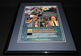 Conspiracy Chicago 8 1987 HBO 11x14 Framed ORIGINAL Advertisement Robert Loggia - £27.17 GBP