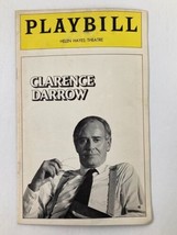 1974 Playbill Helen Hayes Theatre Presents Clarence Darrow - £14.90 GBP