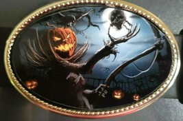 Jack-O Lantern- Scary HALOWEEN  epoxy buckle - $19.75