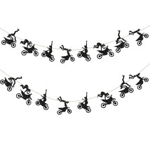 Theme Banner Garland Party Supplies For ManS Or BoyS Birthday &amp; Ridi - £15.71 GBP
