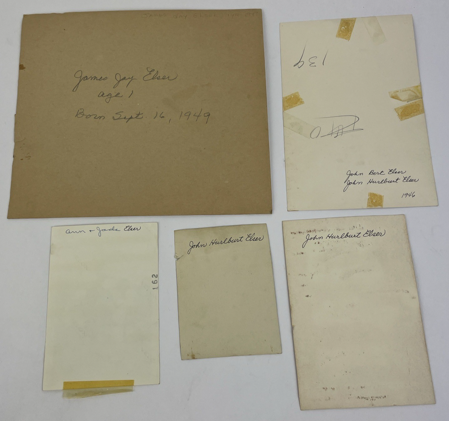 Vintage  Photos Lot of 5 American Family  1950s Photos Pictures Assorted B & W Item image 7
