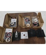 4 Lightolier Floating Canopy Lighting Kits Black 6061BK Restoration Refu... - $38.61