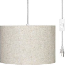 Dewenwils Plug In Pendant Light, Hanging Light With 15Ft Clear, Dining Table - £34.36 GBP